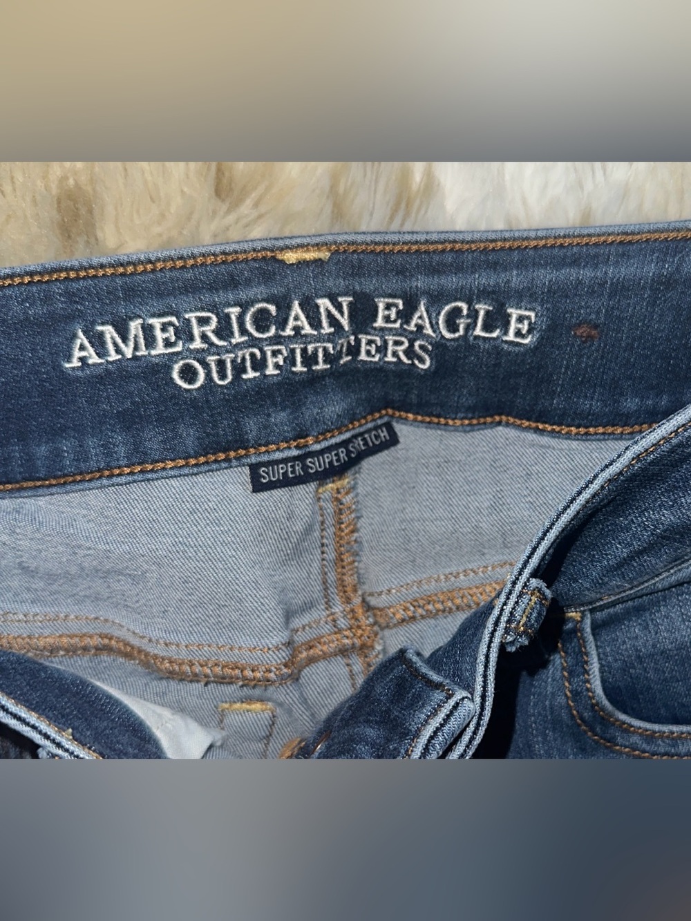 American Eagle Outfitters Blue Flare Jeans - Picture 5 of 8